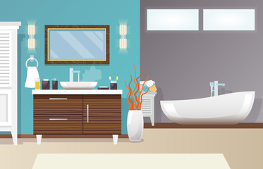 Sticker - Modern Bathroom Interior