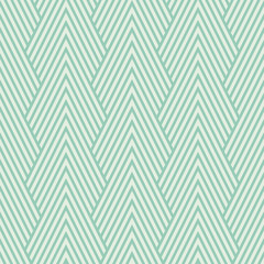 Wall Mural - seamless turquoise art deco optical chevron mountains pattern vector