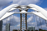 The arches of a local bridge in Toronto.