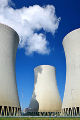 Wall Mural - Nuclear power plant Temelin in Czech Republic Europe