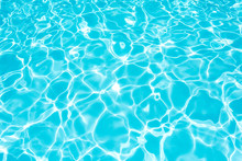 Detail Rippled Water Surface In Swimming Pool
