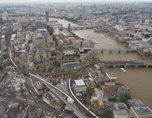 Wall Mural - Aerial view of London