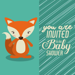 Poster - Baby Shower design 