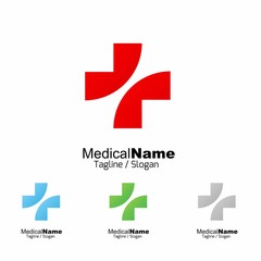 Wall Mural - Medical Medicine Medic Hospital logo icon vector 