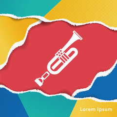 Sticker - trumpet icon