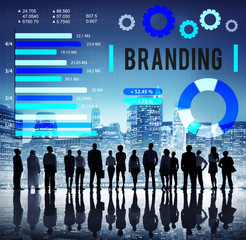 Wall Mural - Brand Branding Copyright Advertising Banner Concept