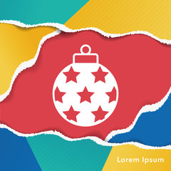 Poster - party ball icon