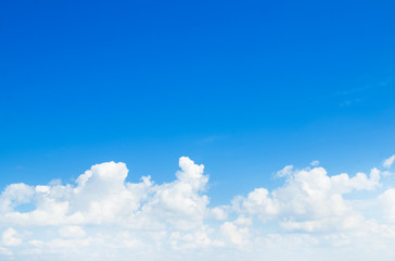 Wall Mural - cloud in the blue sky