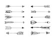 © yasnaten - Hand-drawn vector arrows with feathers