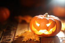 Jack O Lantern And Gourds Free Stock Photo - Public Domain Pictures