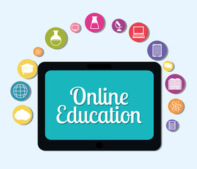 Wall Mural - Online education