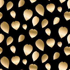 Aufkleber - Gold fall design