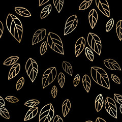 Aufkleber - Gold fall design
