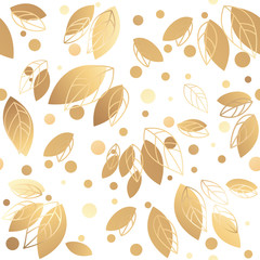 Aufkleber - Gold fall design