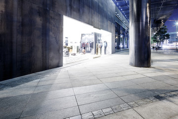 Wall Mural - exterior of a modern shopping mall