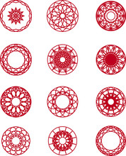 Red Circles Set