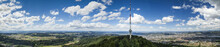 Switzerland, Canton Zurich, Zurich, Panoramic View With Telecommunication Tower