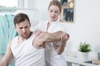 © Photographee.eu - Man with hand ache exercising