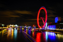 London Eye At Night, UK