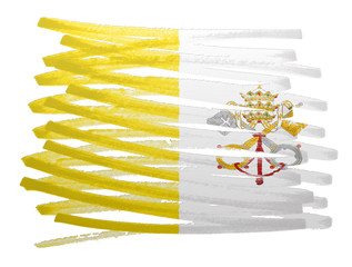 Wall Mural - Flag illustration - Vatican City