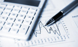 Fototapeta  - business concept:financial accounting analysis