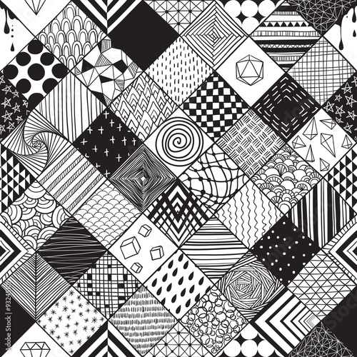 Naklejka na meble graphic pattern