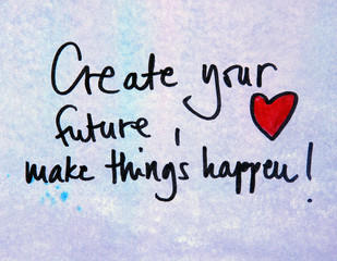 Wall Mural - create your future