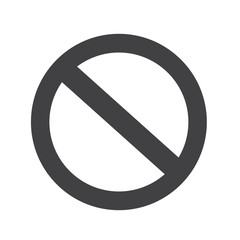 blank ban Symbol icon