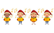 Children Singing Christmas Carols