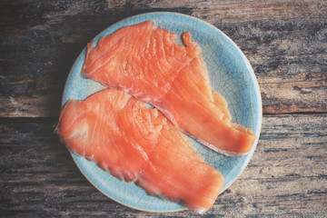 Wall Mural - Smoked salmon