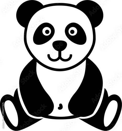 Cute Panda bear - Buy this stock vector and explore similar vectors at Adobe Stock | Adobe Stock