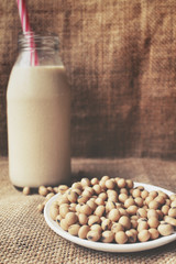 Poster - Soy milk with beans