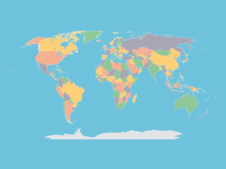 Naklejka na meble Carte du monde