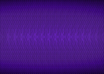 Poster - Purple dots halftone pattern on black mesh background