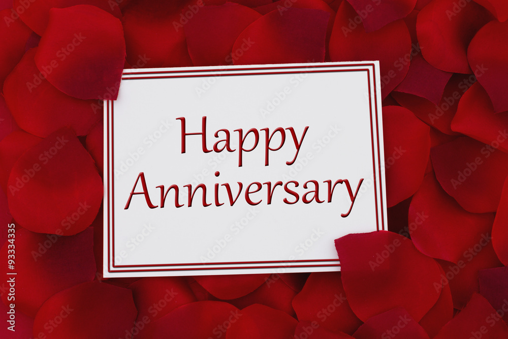 Happy Anniversary Card Stock Illustration | Adobe Stock