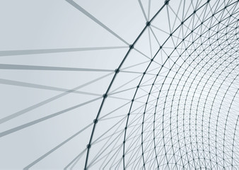 Wall Mural - Abstract geometric technology design element. 