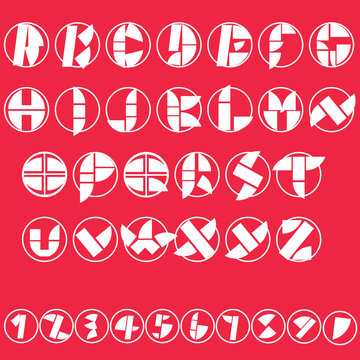 white cutlery font
