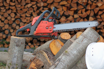 Wall Mural - chainsaw tool