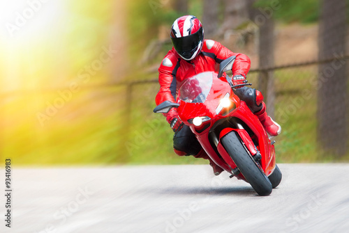 Plakat Wyścigi motocyklowe