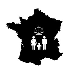 Sticker - Famille devant la Justice en France