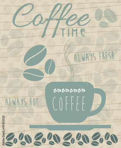 Plakat na zamówienie Coffee Icon