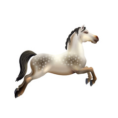 Sticker - Carousel Horse Isolated