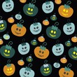 Halloween pumpkin pattern 5
