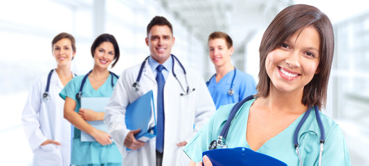 Wall Mural - Group of medical doctors.