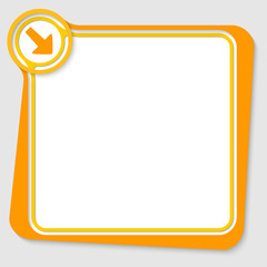 Poster - Yellow text box for your text with arrow