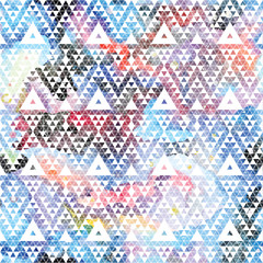 Wall Mural - tribal galaxy seamless pattern.