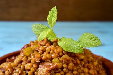 Wall Mural - spanish lentil stew