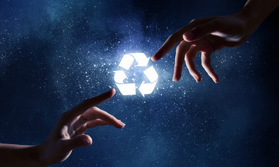 Wall Mural - recycle concept