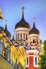 Poster - Saint Alexander Nevsky Cathedral in Tallinn - Estonia