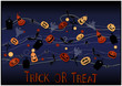 Halloween Background or Card. Vector illustration.